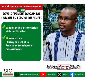 DEVELOPPEMENT DU CAPITAL HUMAIN AU SERVICE DU PEUPLE