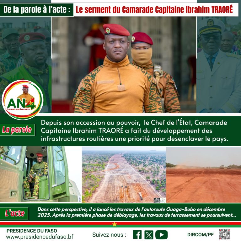 AN4DE LA PAROLE À L'ACTE : le serment du Camarade Capitaine Ibrahim TRAORÉ