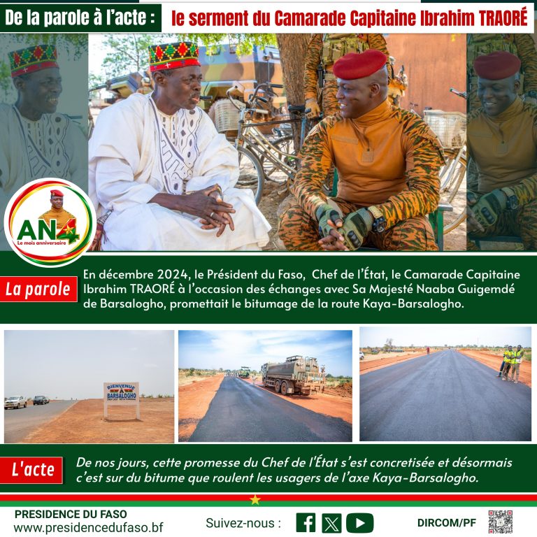 AN4 DE LA PAROLE À L'ACTE : le serment du Camarade Capitaine Ibrahim TRAORÉ