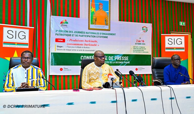 2e phase des JEPPC 2026 : le Gouvernement mise sur le « Made in Burkina » pour renforcer la souveraineté nationale 