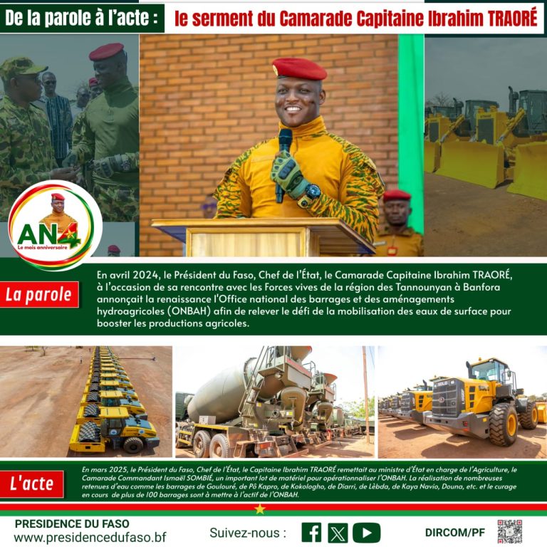 AN 4 DE LA PAROLE À L'ACTE : le serment du Camarade Capitaine Ibrahim TRAORÉ