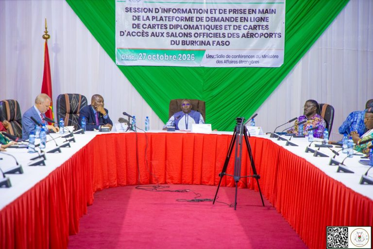 SERVICES PROTOCOLAIRES ET CARTES DIPLOMATIQUES AU BURKINA FASO : la plateforme « E-Protocole » présentée au corps diplomatique